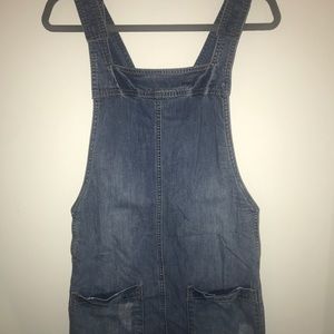 Overall jean dress
